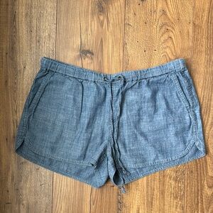 J. Crew women’s chambray drawstring shorts, size small